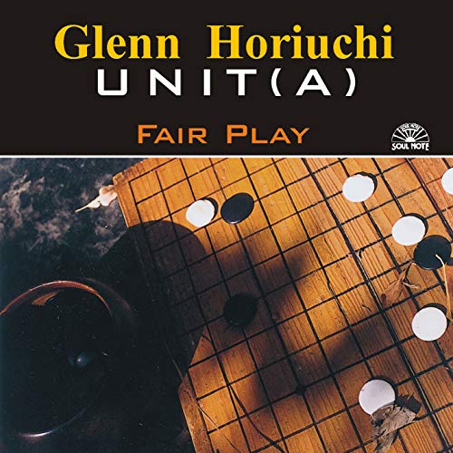 CD cover for Glenn Horiuchi Unit(a)'s "Fair Play" featuring a Go board.