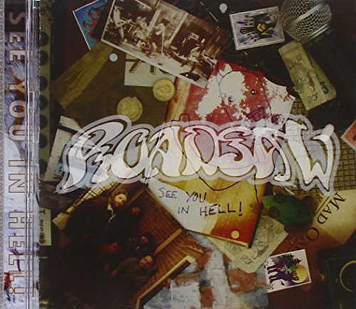 Roadsaw "See You In Hell" CD cover with collage of photos and text.