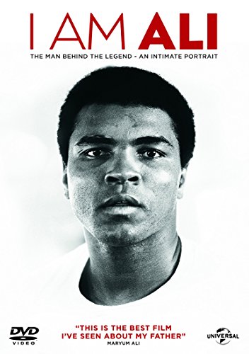 DVD cover featuring a black and white portrait of Muhammad Ali.