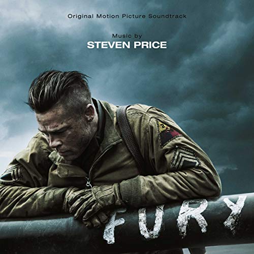 CD cover for "Fury" soundtrack featuring a soldier in uniform.