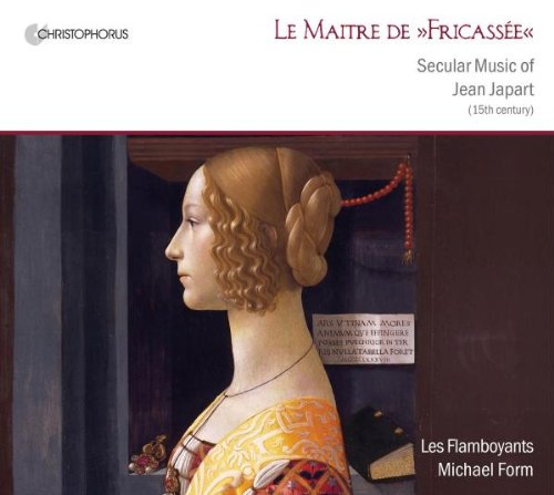 A CD cover featuring a medieval woman's portrait in ornate attire.