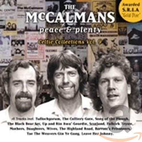 CD cover for The McCalmans’ “Peace & Plenty” Celtic Collection Vol. 9.