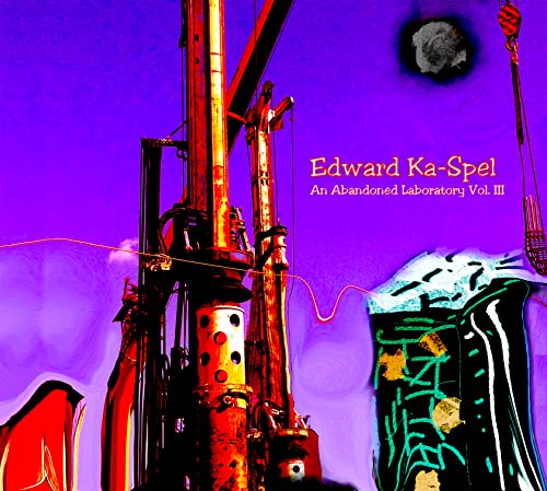 CD cover: industrial cranes against a purple and blue abstract background.