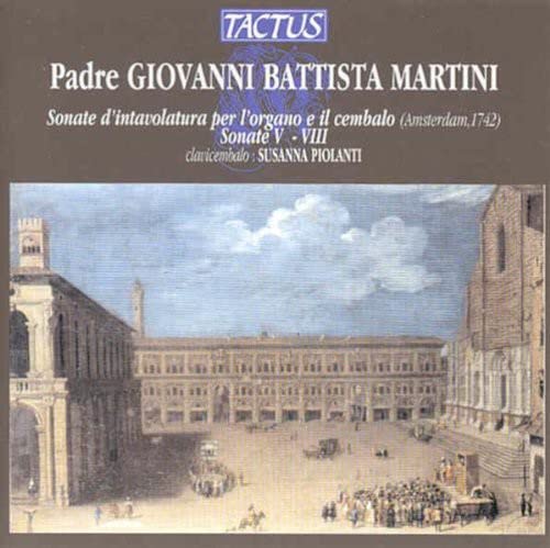 CD cover: Baroque architecture painting with text naming Martini and Piolanti.