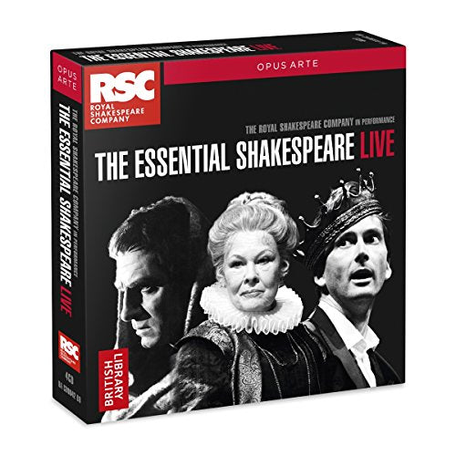 CD box set featuring portraits of actors in Shakespearean costumes.