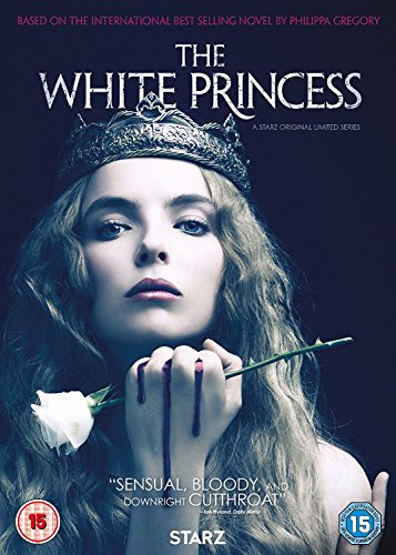 DVD cover for "The White Princess" featuring a woman with a crown.