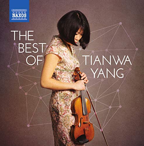 CD cover featuring violinist Tianwa Yang in a floral dress.
