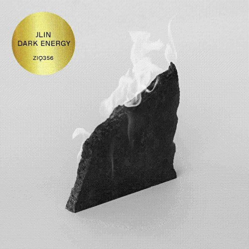 CD cover for Jlin’s “Dark Energy” featuring a burning rock formation.