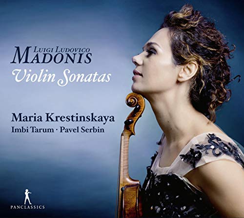 CD cover featuring a woman holding a violin, with text listing the artist and album.
