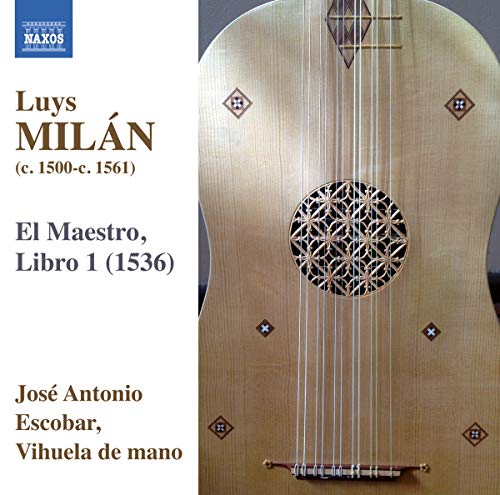 CD cover featuring a Renaissance-era vihuela de mano instrument.