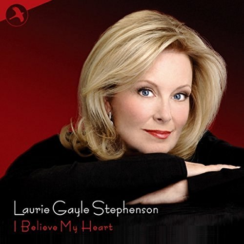 CD cover featuring blonde woman, Laurie Gayle Stephenson, in black clothing.