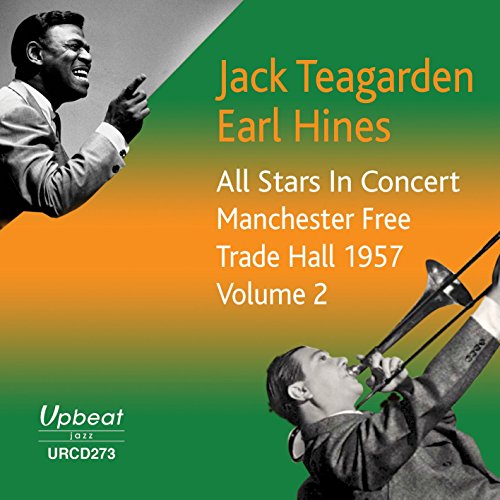"CD cover with two black-and-white musician photos and orange-green gradient background."