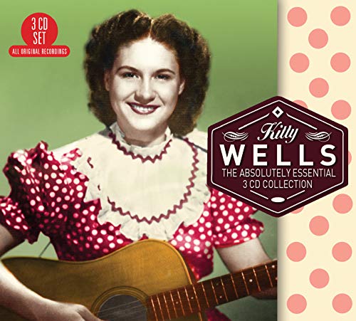 Kitty Wells portrait on a 3 CD collection album cover.