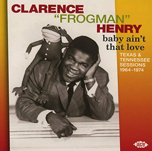 CD cover featuring Clarence “Frogman” Henry with a toy frog.