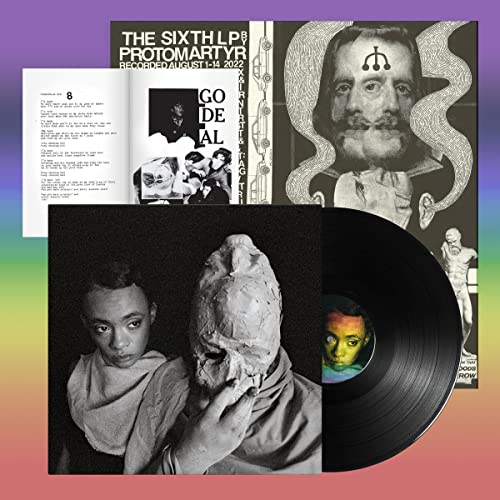 CD cover with collage of faces, text, and a vinyl record.