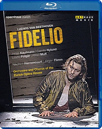 "Fidelio" Blu-ray case cover featuring a man crouching in a dimly lit setting.
