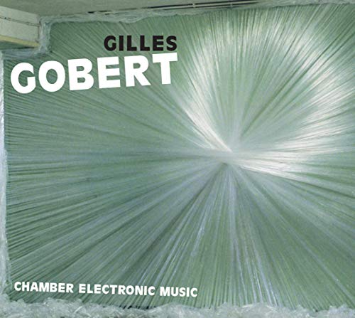 "Album cover with green plastic sheeting and artist name 'Gilles Gobert' in white and black text."