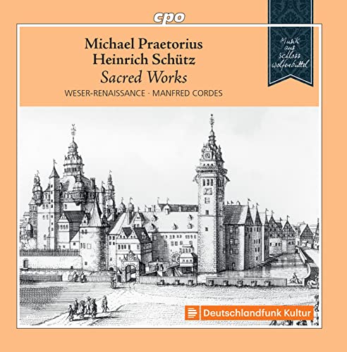 CD cover with a detailed illustration of Wolfenbüttel Castle.