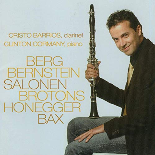 CD cover featuring clarinetist Cristo Barrios holding a black clarinet.