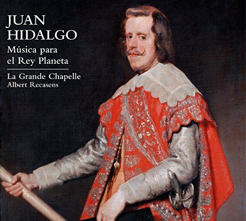 CD cover featuring a man in ornate red and silver 17th-century attire holding a staff.
