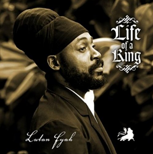"Lutan Fyah album cover featuring a man in a turban and suit."