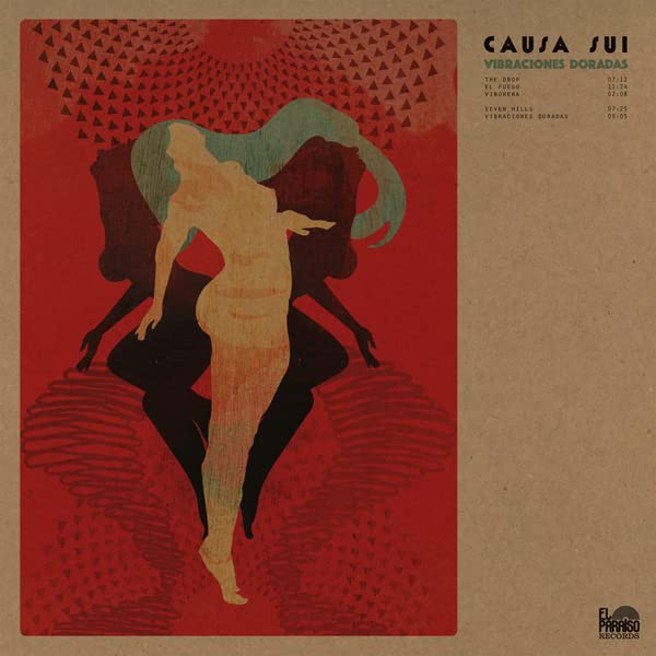 CD cover: abstract figures in red and gold, geometric background.
