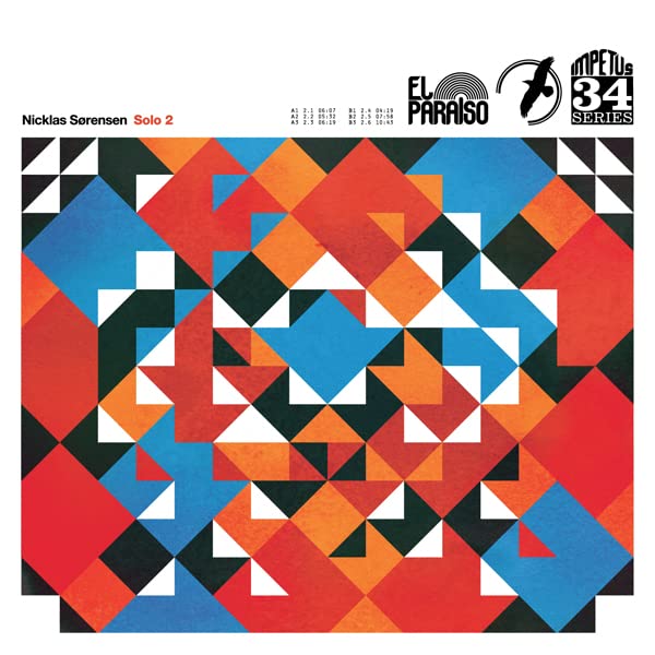 CD cover for Nicklas Sorense - Solo 2, abstract geometric design.