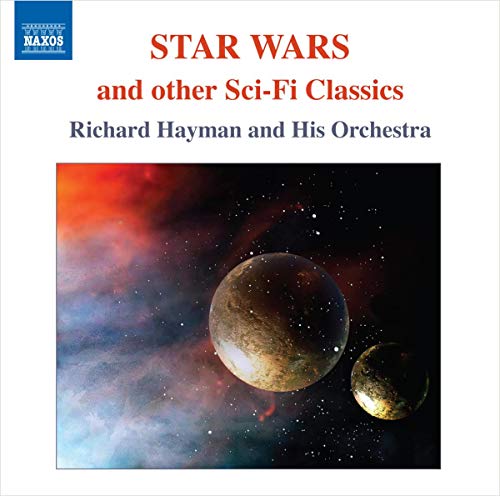 CD cover for "Star Wars and other Sci-Fi Classics" with space imagery.