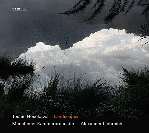 "CD cover featuring a serene landscape with cloudy sky reflected in water surrounded by grass."