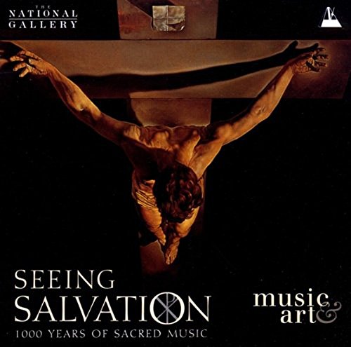 CD cover depicting a dramatic, low-angle painting of Christ on the cross.