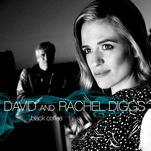 Album cover with a woman in foreground and man in background, in black and white.