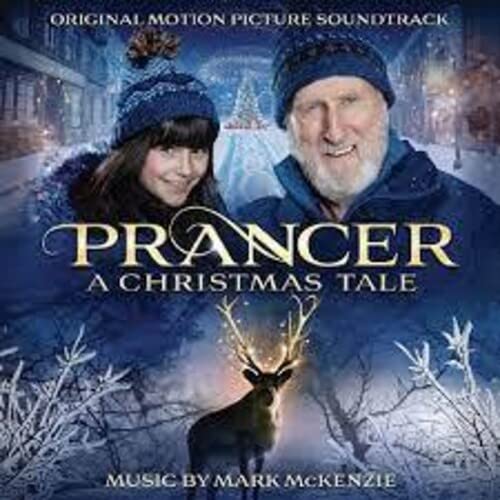 “Prancer” CD cover featuring a girl, an older man, and a reindeer.