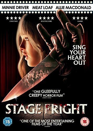 DVD case for "Stage Fright" with a disc inside, standard DVD packaging.