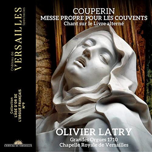 CD cover: sculpture of a veiled woman, text "Couperin" and "Olivier Latry".