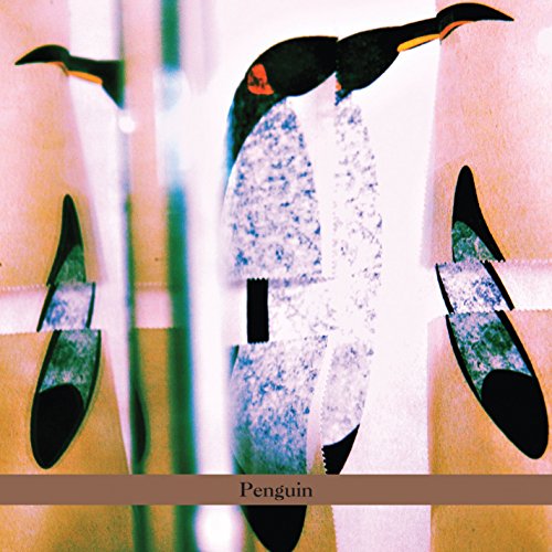 CD cover with abstract, colorful image of a penguin and bamboo.