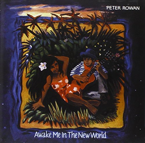 CD cover: Peter Rowan album “Awake Me In The New World” with painted figures.