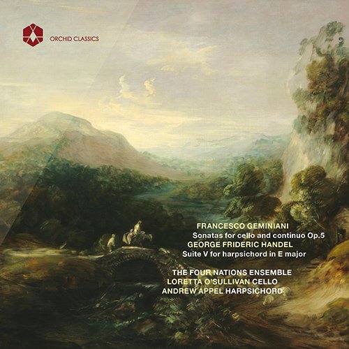 "CD cover featuring a serene landscape painting with text overlay and red Orchid Classics logo."