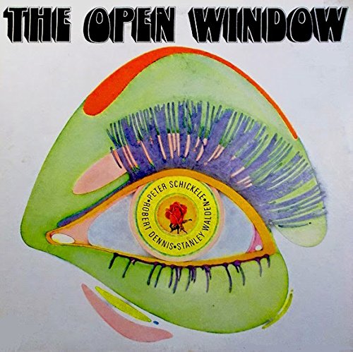 CD cover featuring a painted eye with a flower in the pupil.