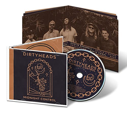 Dirty Heads “Midnight Control” CD with band photo and ornate design.