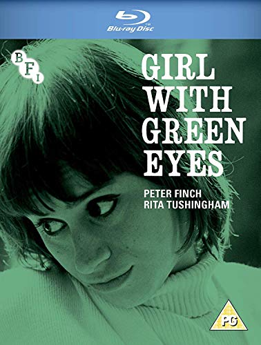 Blu-ray cover with a green-tinted woman's face and white title text.
