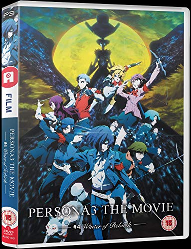 DVD cover for Persona 3 The Movie #4: Winter of Rebirth, anime characters.