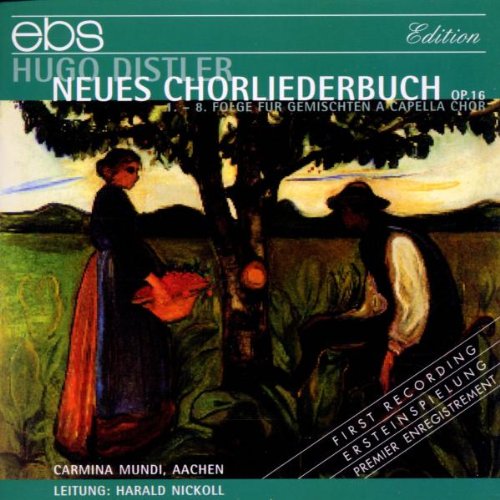 "CD cover featuring a painting of a man and woman in a field."