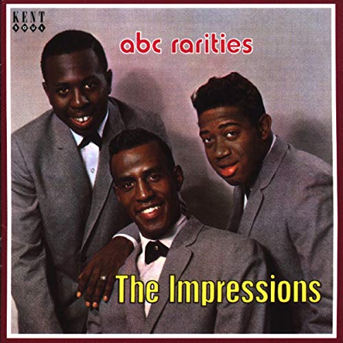 CD cover of The Impressions, three smiling men in suits.