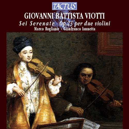 CD cover featuring two men playing violins, with text and logo above.