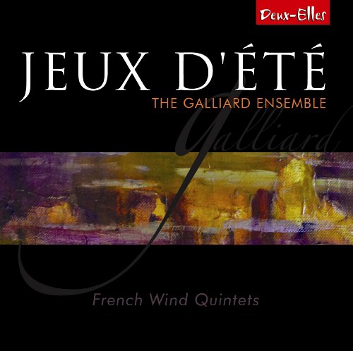 A CD cover with abstract yellow, purple art on a black background.