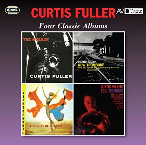 Curtis Fuller Four Classic Albums CD cover featuring four jazz album art thumbnails.