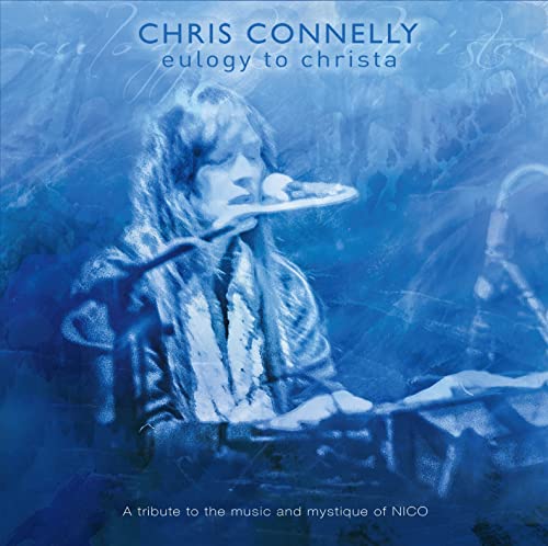 CD cover for Chris Connelly’s tribute to Nico, featuring a blue-toned portrait.