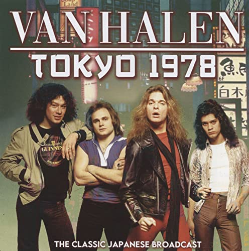 Van Halen album cover, “Tokyo 1978,” featuring the band members.