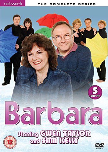 “Barbara” DVD cover featuring cast members with colorful umbrellas, 5-disc set.
