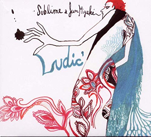 CD cover: stylized illustration of a woman with a black flower.